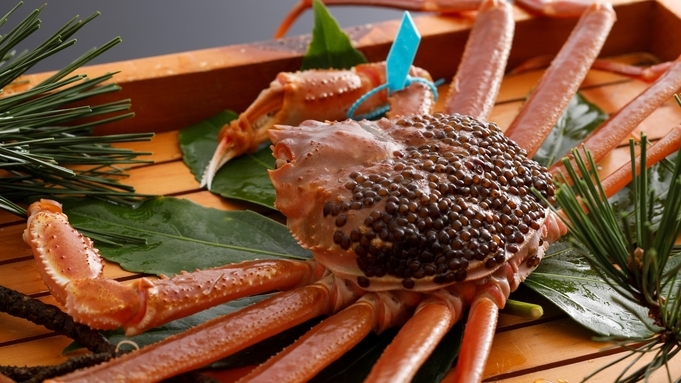 【冬の贅沢の極み！能会席】石川県のブランドずわい蟹「加能ガニ」を贅沢に1杯ずつ付